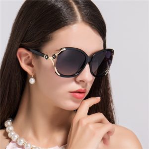 NICEDKE Women's Polarized Sunglasses, Oversized Driving Glasses, Celebrity Style, 858